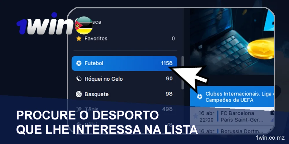 Seleccione 1win sports nas apostas desportivas