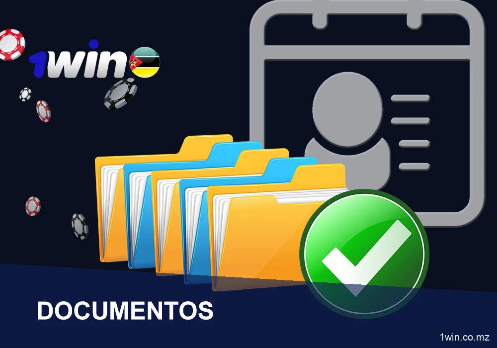 Documentos de verificação da 1win