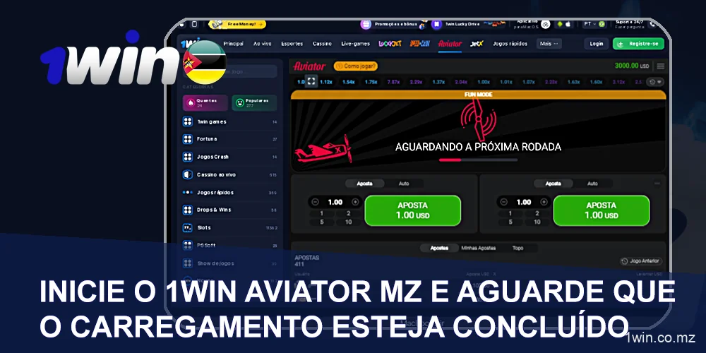 Lançar 1win Aviator MZ