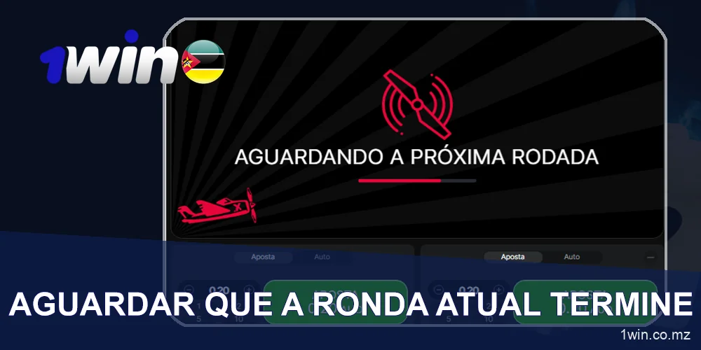 Aguarde a conclusão da rodada atual no 1Win Aviator