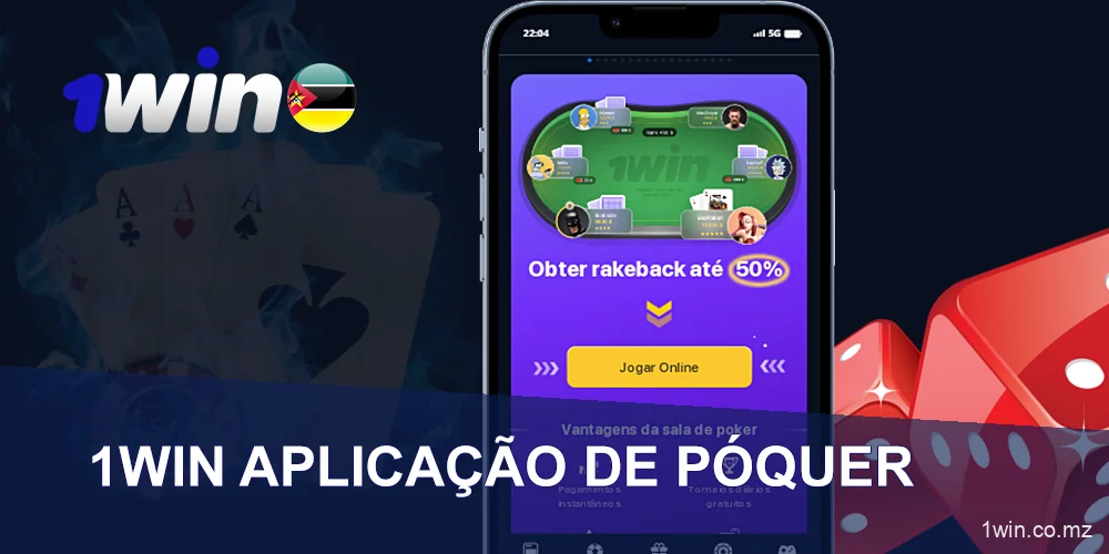 Aplicação de póquer móvel 1win