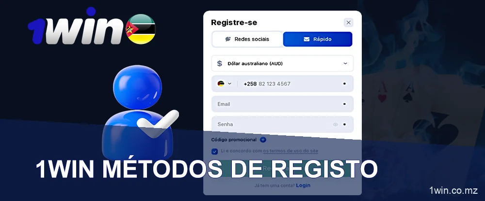 Métodos Registo 1win Site