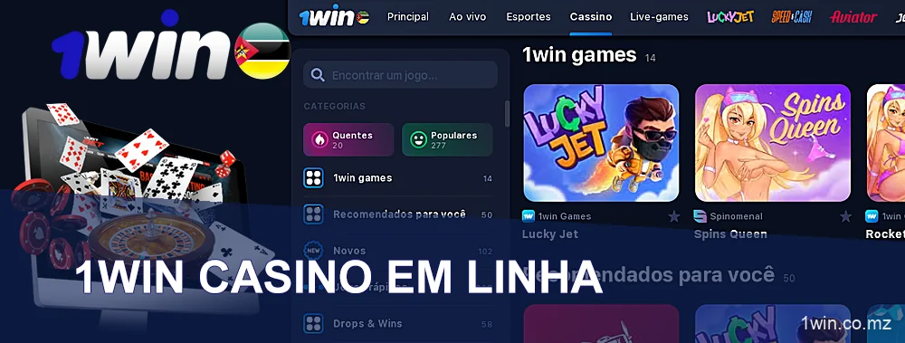 Sobre o Casino online 1Win em Moçambique