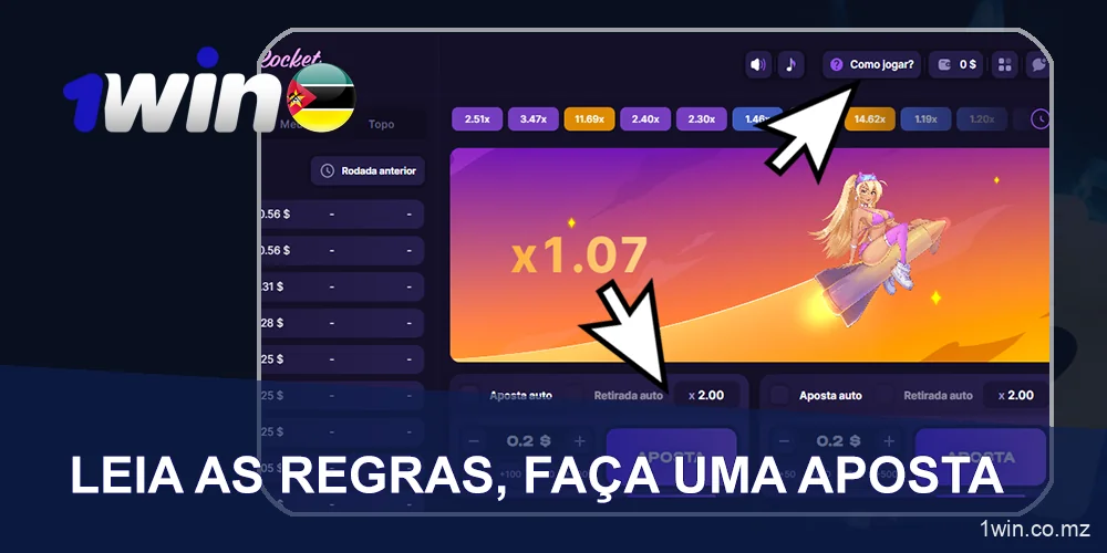 Começar a jogar no 1WIN