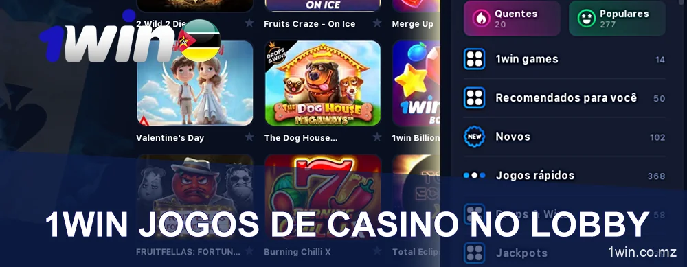 1win jogos Сassino on-line