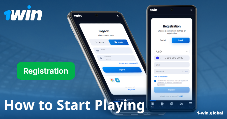 Launching games through the 1win mobile app
