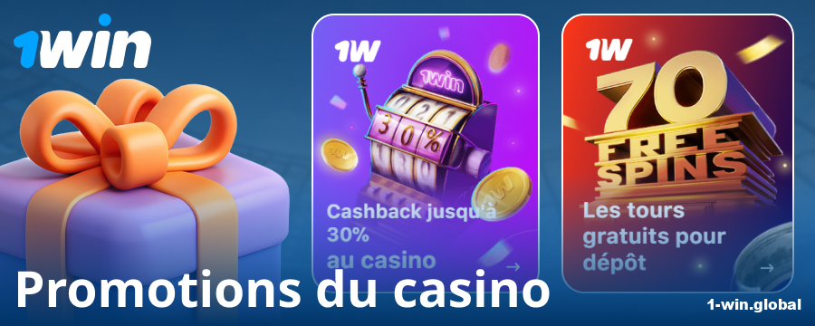 Bonus casino pour les joueurs de 1Win France