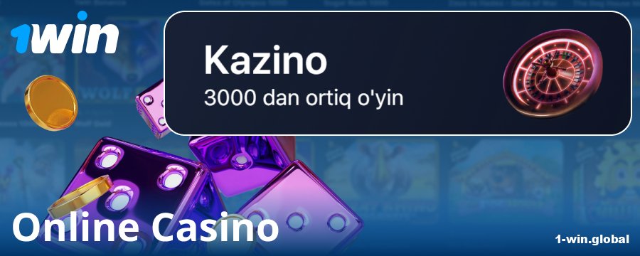 1Win kazinosida onlayn o‘ynash UZ