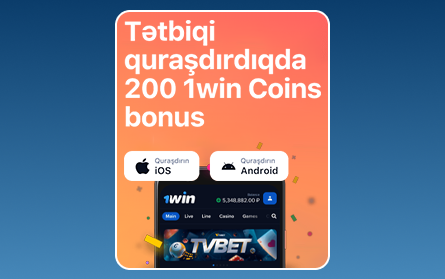 1Win AZ mobil tətbiq bonusu